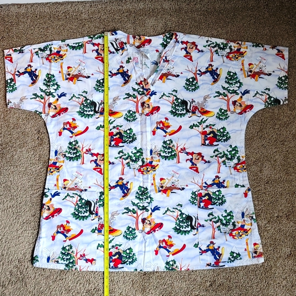 Looney Tunes Unisex Scrub Top